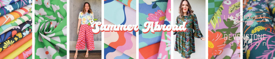 summer abroad fabric collection by lindey rae