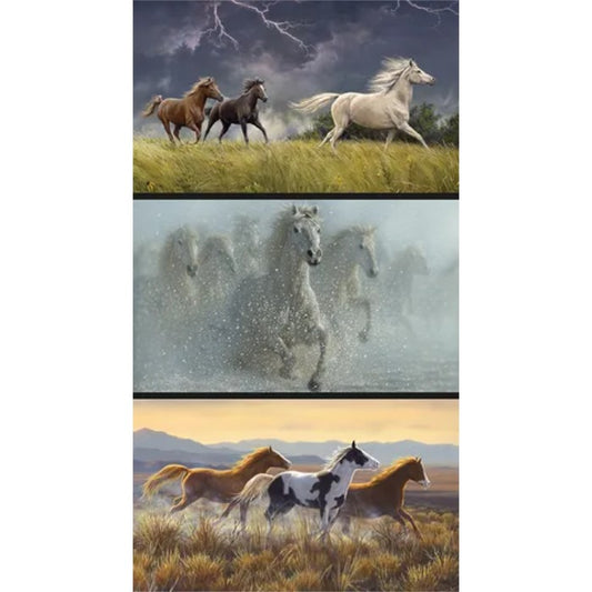 Wild Horses - Wild Horses Pillow Panel