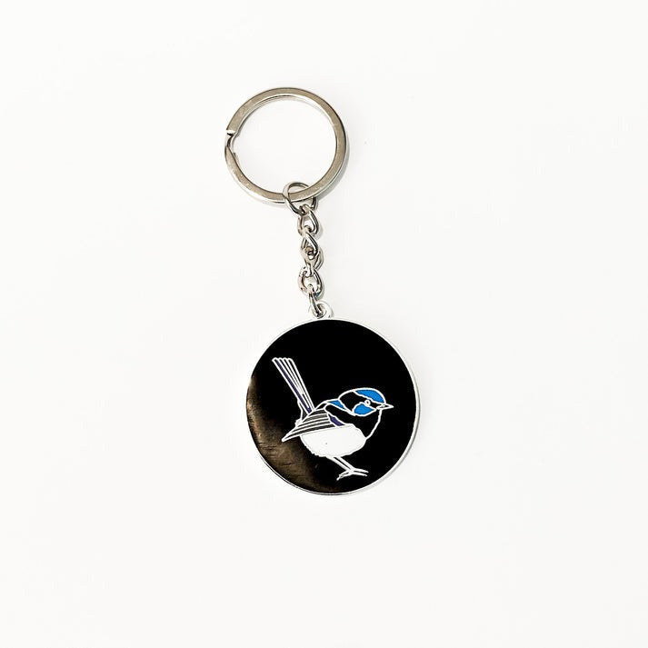 Superb Fairy Wren Keyring