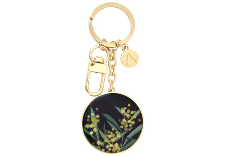 Native Grace Wattle Keyring